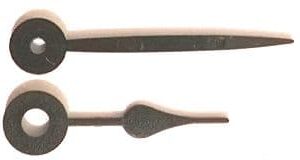 32mm Black spade microshaft hands (MSC S32)