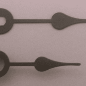 50mm black spade hands (HQ 050 SP1)