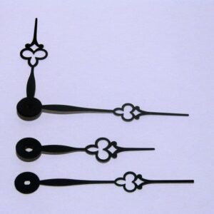 97mm Black Vienna Euroshaft clock hands (HQ 097 VI1)