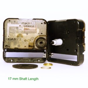 Seiko (SKP) roundshaft quartz clock movement 17mm shaft