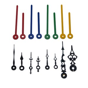 Roundshaft/pressfit/NEF clock hands (hour pipe 5.0mm/ Min pipe 3.5mm)